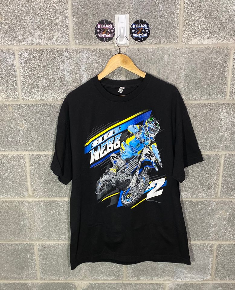 Y2K 2010s Cooper Webb MX Motorcross Off Road Dirt BikeT-Shirt