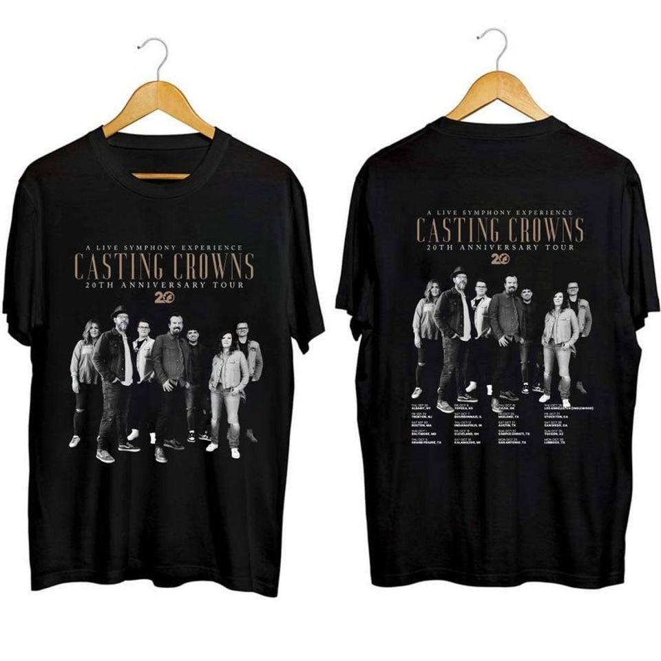 The Casting Crowns 20th Anniversary Tour Shirt, The Casting Crowns Band Fan Shirt