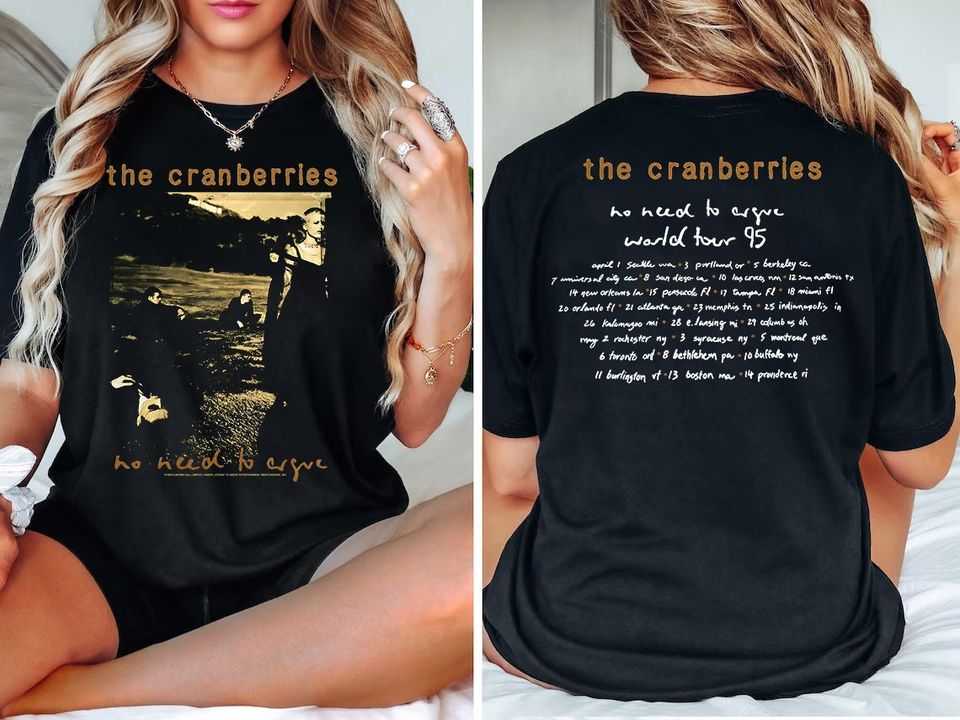 New Color Vintage The Cranberries Rock band T-Shirt
