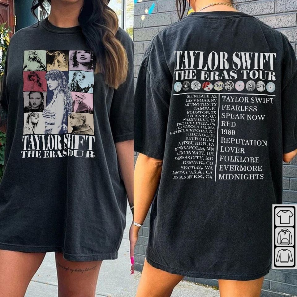 New The Eras Tour Date T-Shirt, The Eras Tour Taylor Swift Merch, Taylor Swift version Merch Shirt