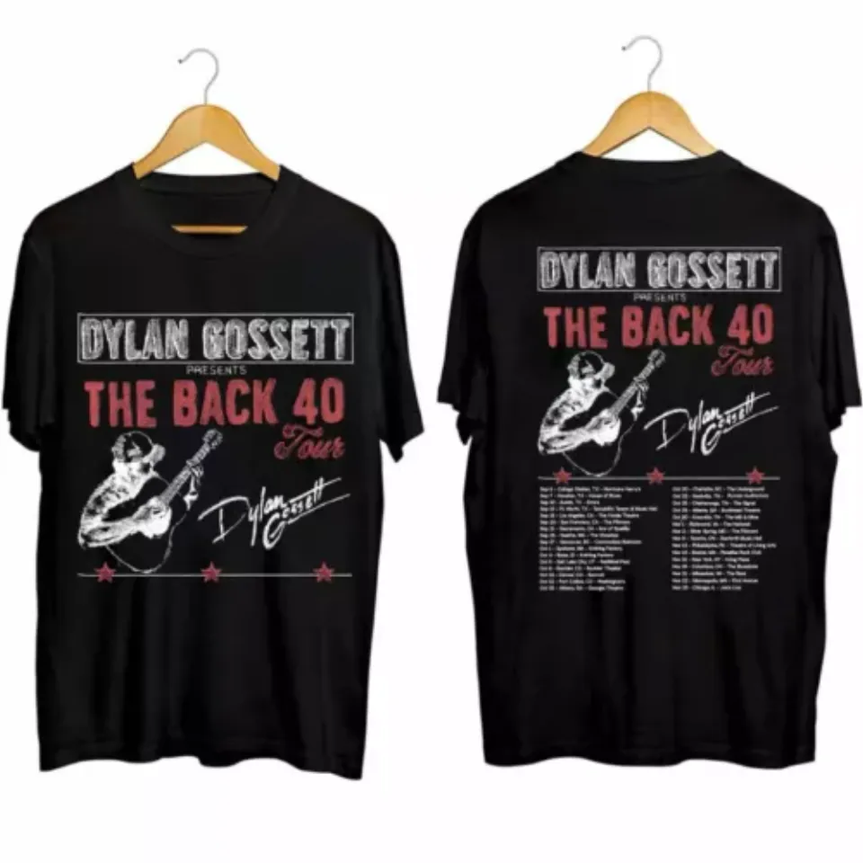 New Dylan Gossett – The Back 40 Tour 2024 tShirt, Dylan Gossett Fan Shirt