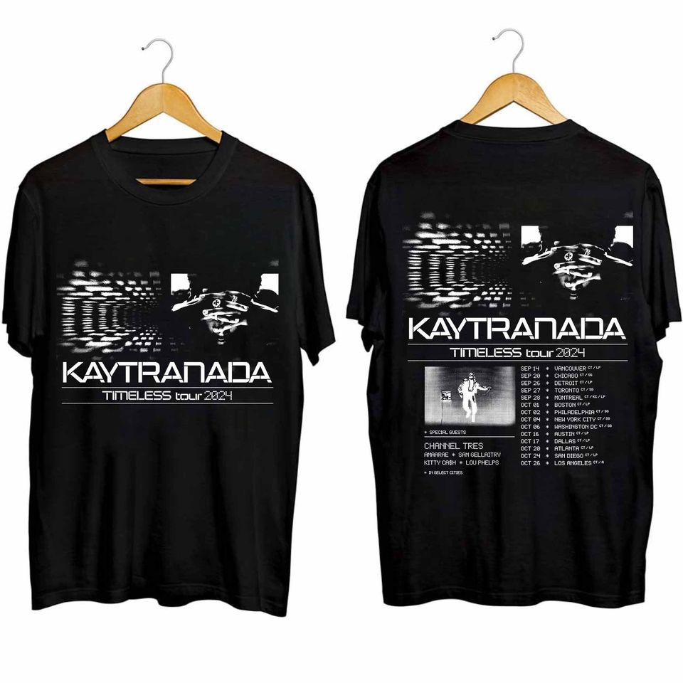 New Kaytranada Timeless 2024 Tour Shirt, Kaytranada Fan Shirt, Kaytranada 2024 Concert Shirt, DJ Kaytranada 2024 Tour Tee