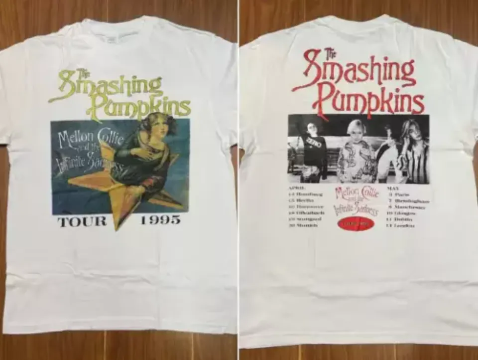 New Smashing Pumpkins Tour 1995 Music T-Shirt Unisex Gift For Fans