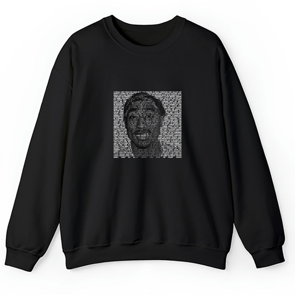 Tupac Shakur Sweater, Tupac Shakur So Many Tears Lyrics Unisex Sweatshirt