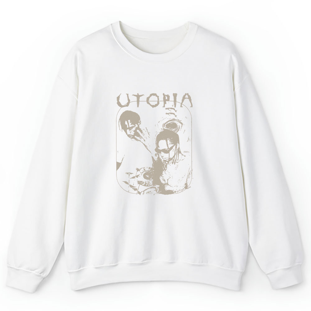 Travis Scott Sweater, Travis Scott I Can See Utopia Utopia Album Unisex Sweatshirt
