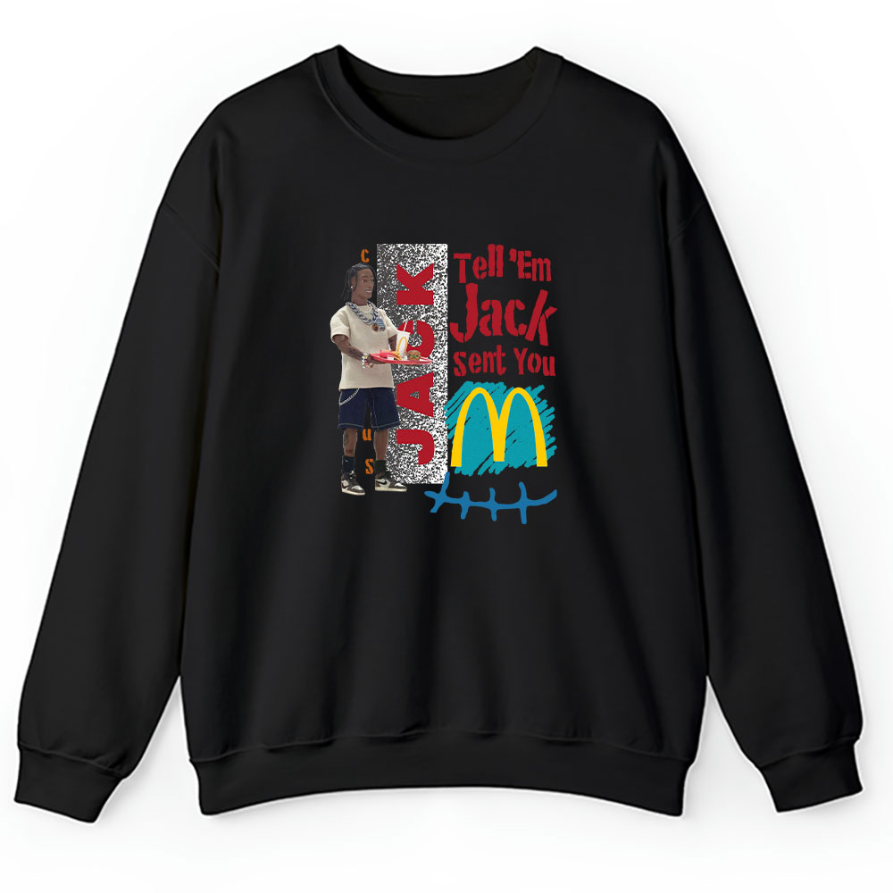 Travis Scott Sweater, Travis Scott Mc Donalds Mc Travis V2 Unisex Sweatshirt