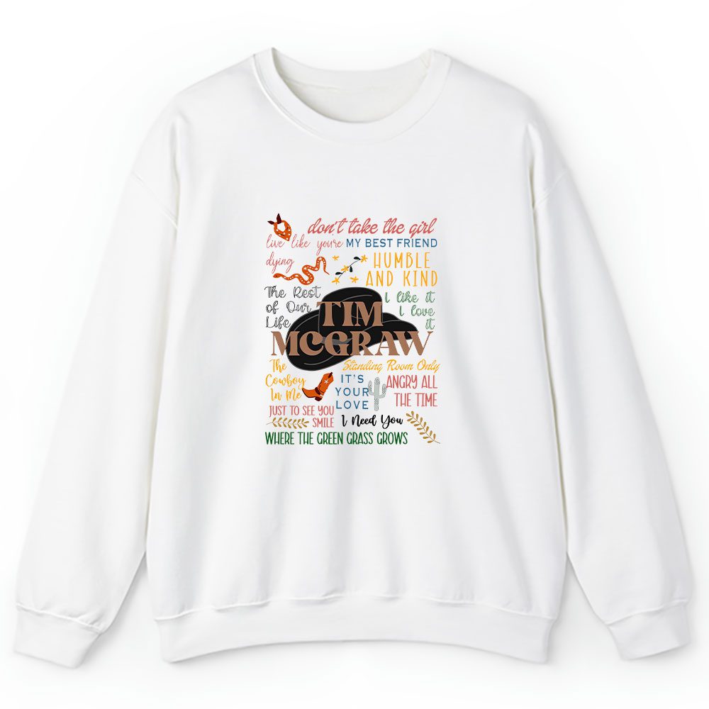 Tim Mcgraw Sweater, Tim Mcgraw The Best Songs Unisex Sweatshirt