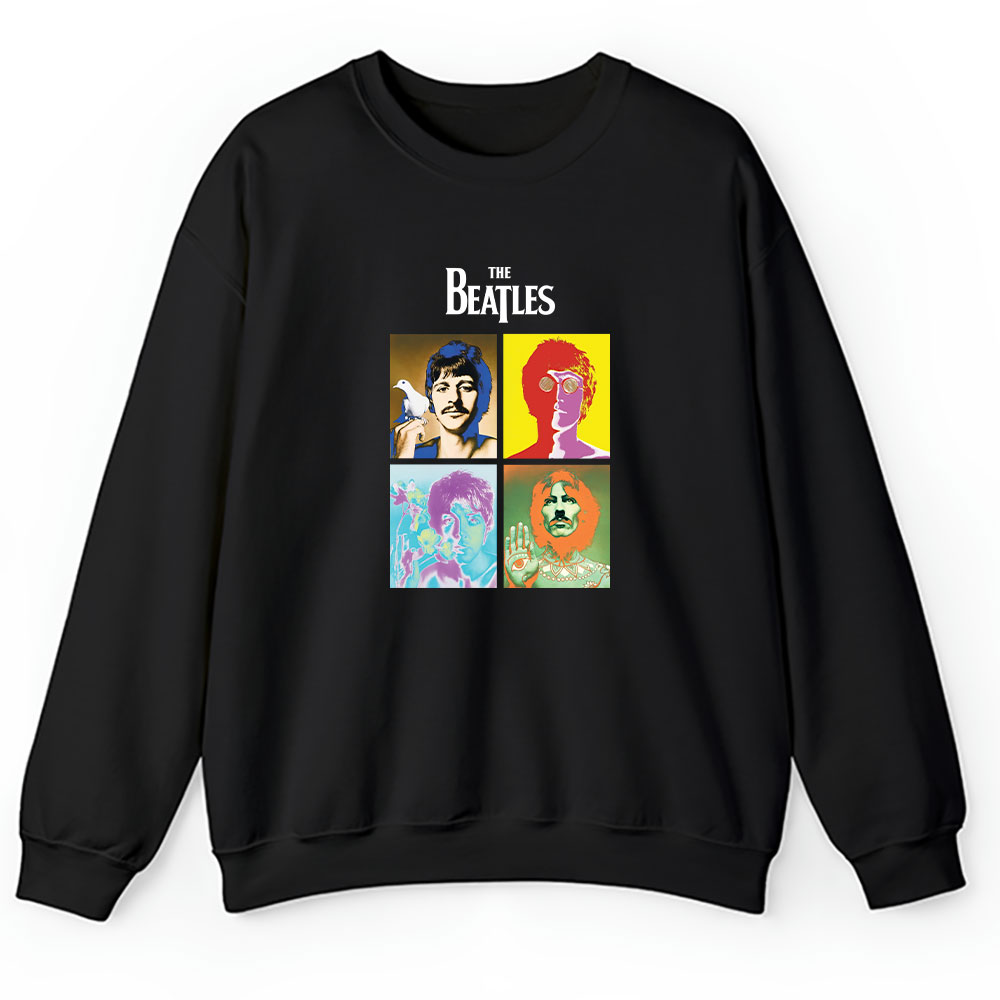The Beatles Sweater, The Beatles Pop Art The Fab Four Rock And Roll Unisex Sweatshirt