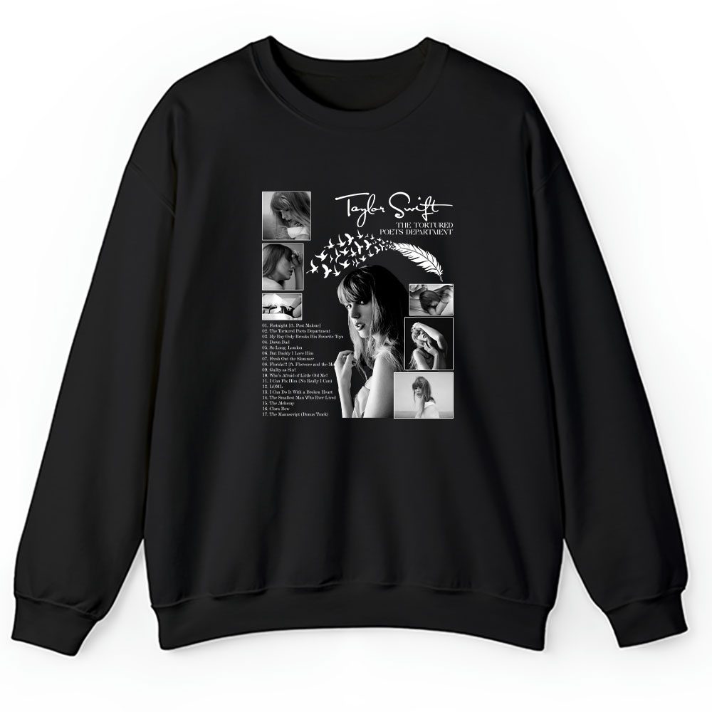 Taylor Swift Sweater, Taylor Swift The Tortured Poets Department Album Unisex Sweatshirt For Fans