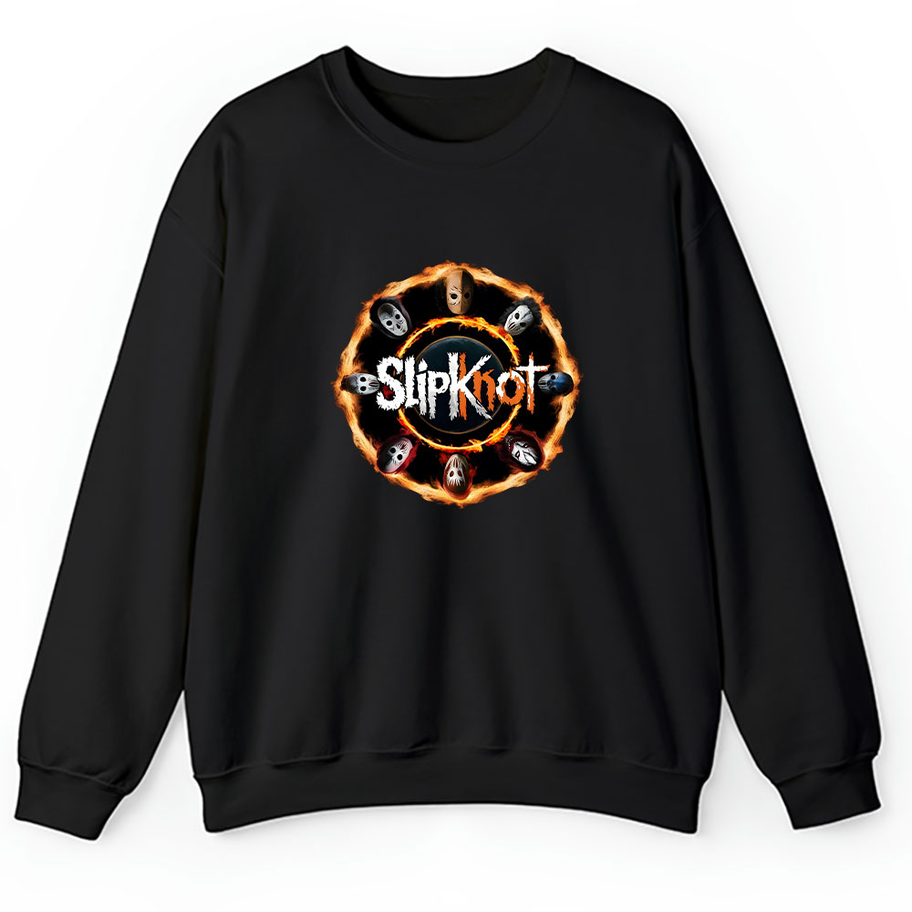 Slipknot 90s Sweater, Slipknot 90s Rock Band Heavy Metal The Masked Men Unisex Sweatshirt