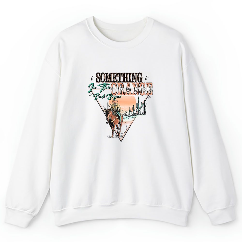 Zach Bryans Sweater, Zach Bryans Something In Orange Unisex Pullover Sweatshirt