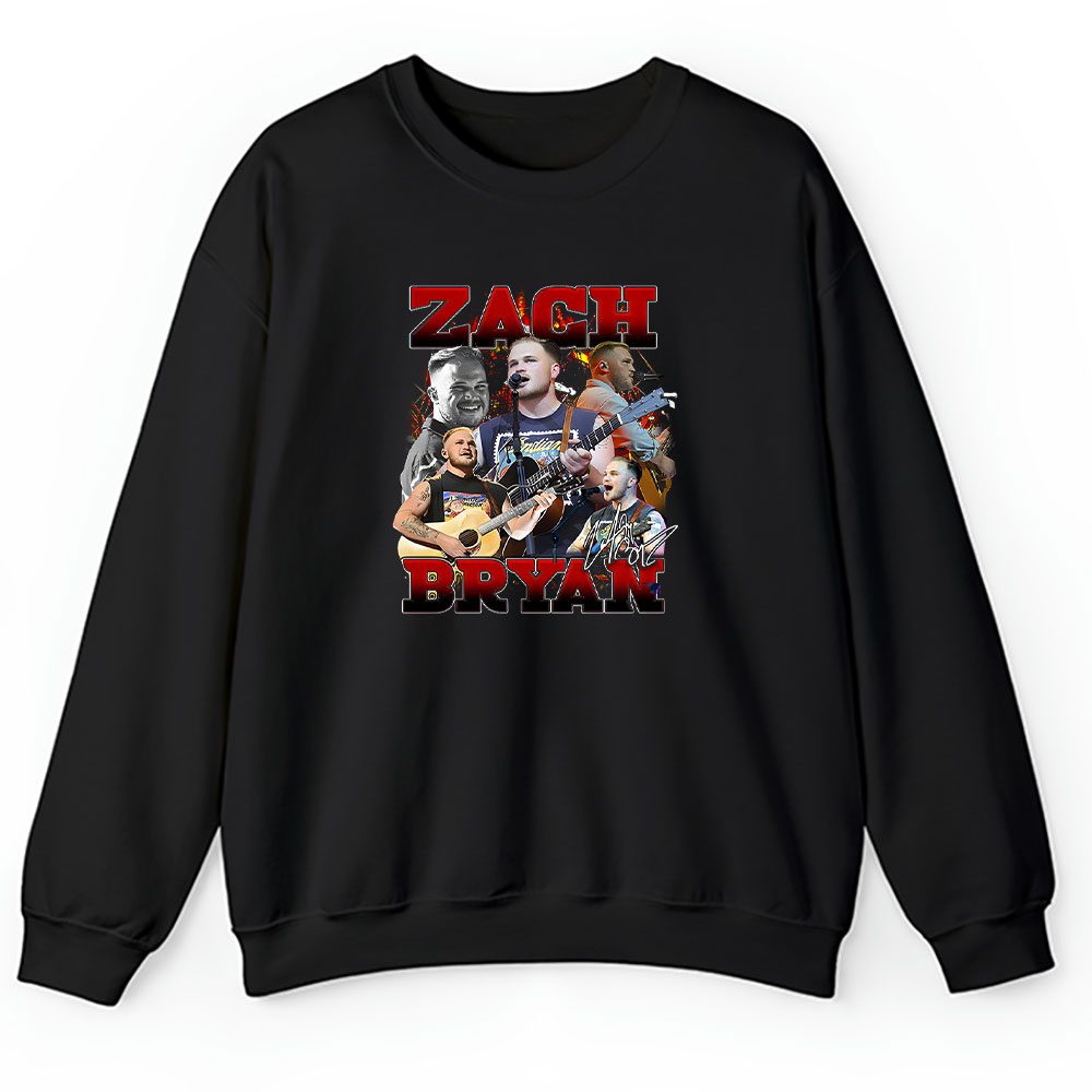 Zach Bryans Sweater, Zach Bryans Country Music Zachary Lane Bryan Unisex Pullover Sweatshirt