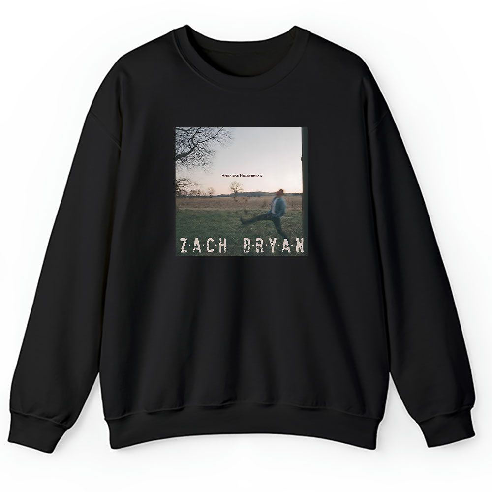Zach Bryans Sweater, Zach Bryans American Heartbreak Unisex Sweatshirt