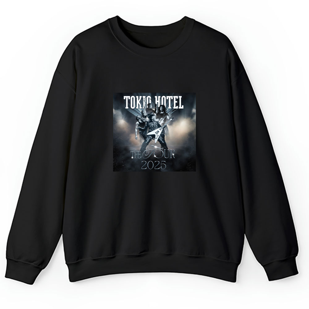 Tokio Hotel Sweater, Tokio Hotel The Tour 2025 Unisex Vintage Hotelers Unisex Sweatshirt