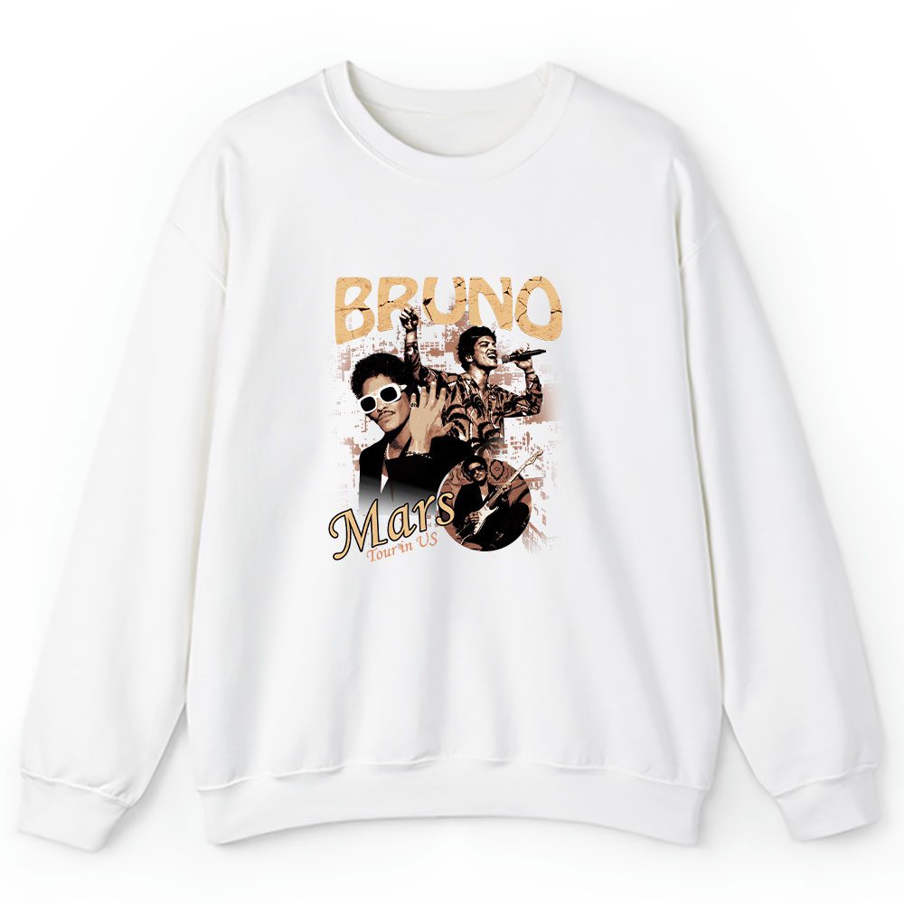Bruno Mars Sweater, Bruno Mars Tour In Us 2024 Unisex Sweatshirt For Fans
