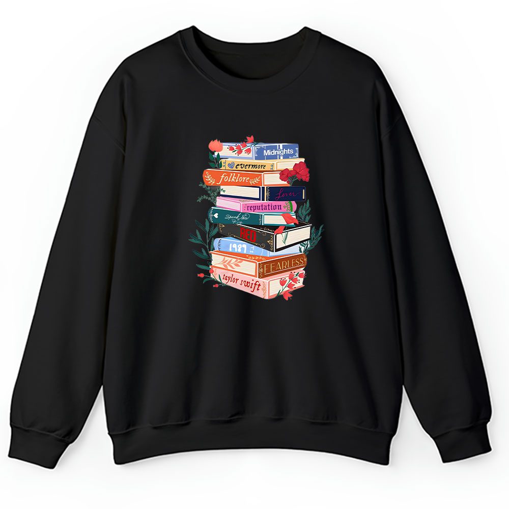 Taylor Swift Sweater, Taylor Swift Inspired Concert Tour Books Albums As Books Unisex Sweatshirt For Fans