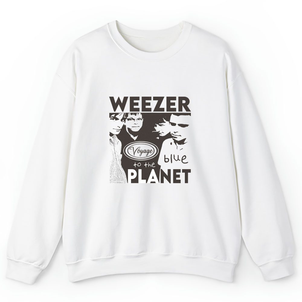 Weezer Voyage Sweater, Weezer Voyage To The Blue Planet 2024 Tour Unisex Sweatshirt