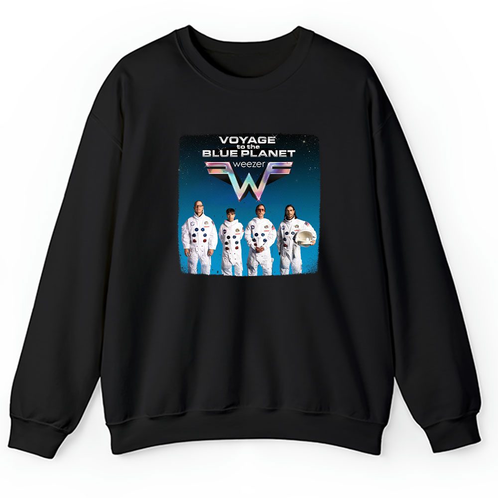 Weezer Voyage Sweater, Weezer Voyage To The Blue Planet 2024 Tour Unisex Sweatshirt