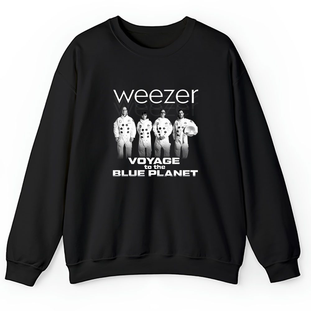 Weezer Voyage Sweater, Weezer Voyage To The Blue Planet 2024 Tour Unisex Sweatshirt