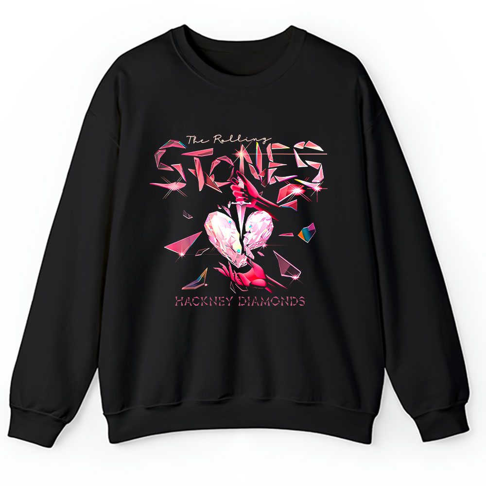 The Rolling Sweater, The Rolling Stones Hackney Diamonds Tour 2024 Unisex Sweatshirt TAT2595
