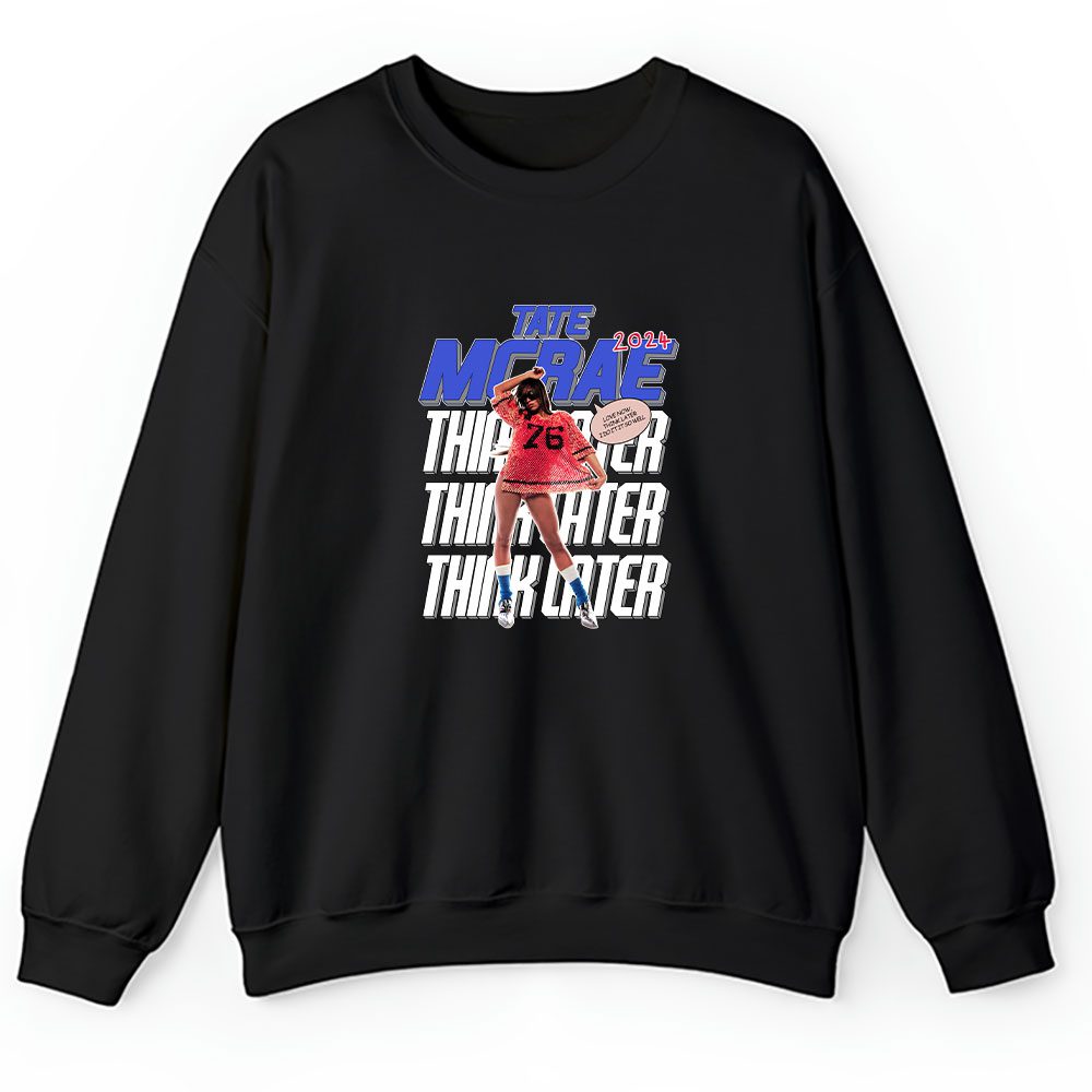 Tate Mcrae Sweater, Tate Mcrae Think Later World Tour Unisex Sweatshirt