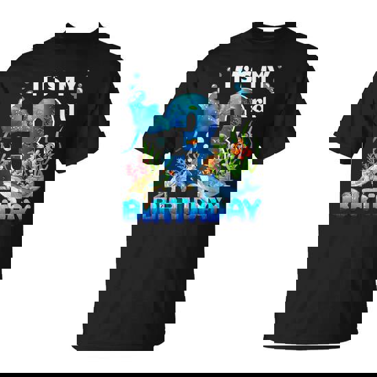 It's My 3Rd Birthday Party Ocean 3 Years Old Sea Fish B-Day T-Shirt