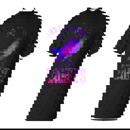 Just A Girl Who Loves Eagles Eagle Lover Eagle T-Shirt