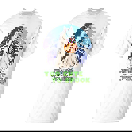 Husky Happy Halloween Costume Ghost Dog Trick Or Treat Dogs T-Shirt