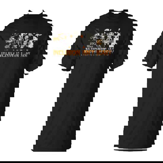 Inclusion Isn't Scary Slp Halloween Sped Teacher Ghost Mummy T-Shirt