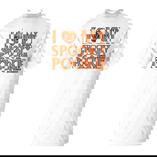 I Love My Spooky Pookie Couples Costume For Halloween T-Shirt