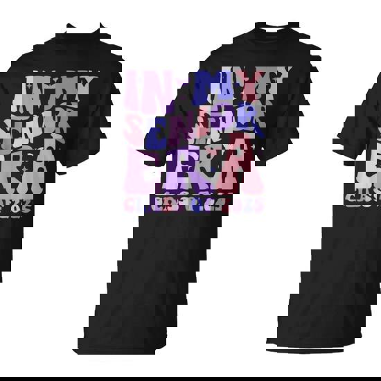 In My Senior Era Class Of 2025 Groovy Senior 2025 Graduation T-Shirt