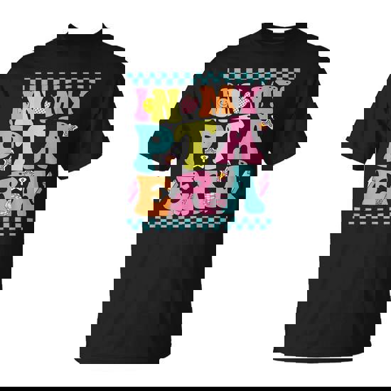 In My Pta Era Parent Teacher Association Groovy T-Shirt