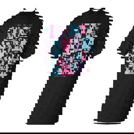 In My Seven Year Old Era Girl Boy 7Th Birthday 7 Year Old T-Shirt