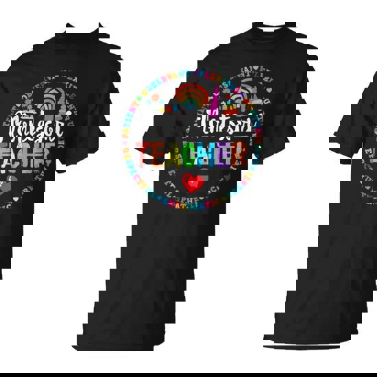 Love Montessori Teacher Toy Daycare Appreciation Week Team T-Shirt