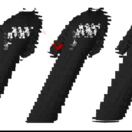 Mama Rockin One Birthday Family Matching Rock Guitar T-Shirt