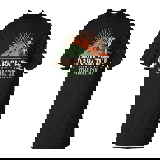 Joshua Tree National Park Vintage Hiking Camping Outdoors T-Shirt