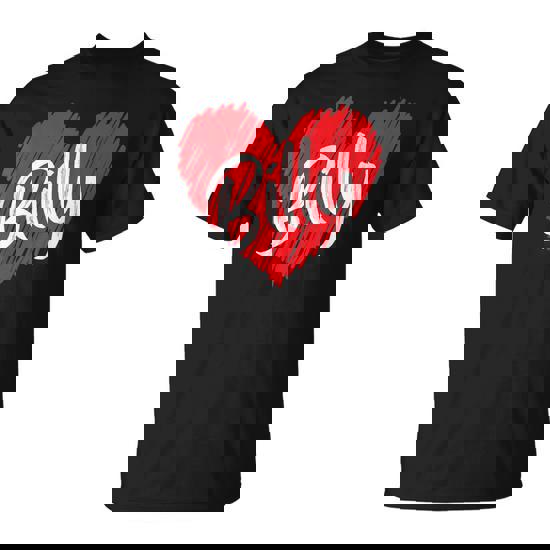 I Love Billy Heart Personalized Name Billy Vintage T-Shirt