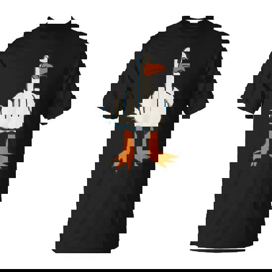 Middle Finger Seagull T-Shirt