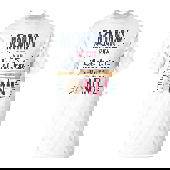 Mommy Mom First Birthday Little Rookie Baseball The Big One T-Shirt