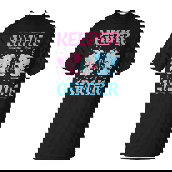 Keeper Of The Gender For Gender Reveal Elephant T-Shirt