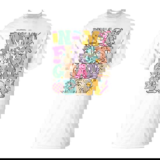 In My First Grade Era Girl Back To School 1St Grade Teacher T-Shirt