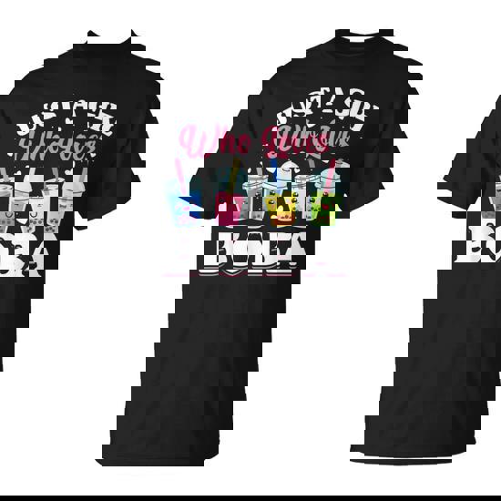 Milktea Boba Kawaii Style Just A Girl Who Loves Boba T-Shirt