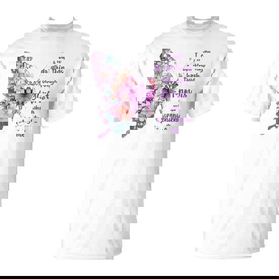 I Can Do All Things Through Christ Pretty Butterfly T-Shirt