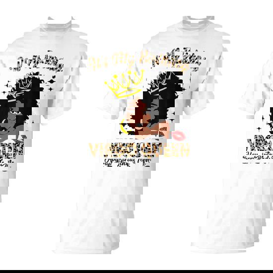 It's My Birthday Virgo Queen African American Women T-Shirt