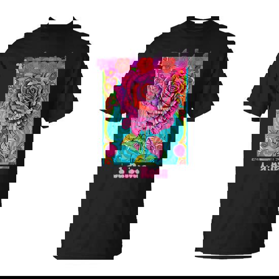 La Rosa The Rose Mexican Bingo Card In A Traditional Game T-Shirt