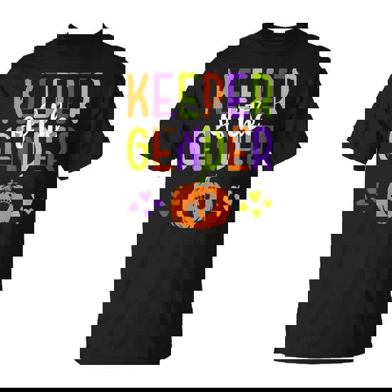 Keeper Of The Gender Reveal Halloween Pregnancy Announcement T-Shirt