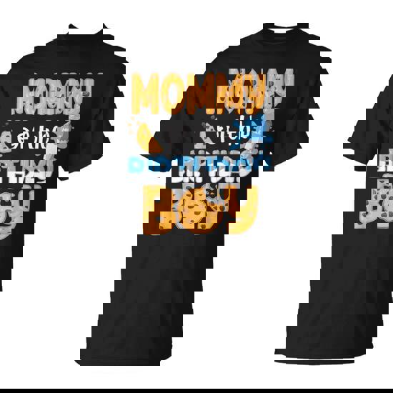 Mommy Of The Birthday Boy Milk And Cookies 1St Birthday T-Shirt