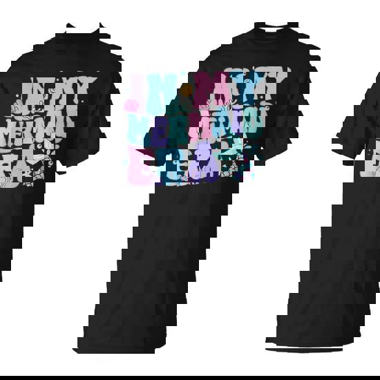 In My Mermaid Era Birthday Party Girl Mom Matching T-Shirt