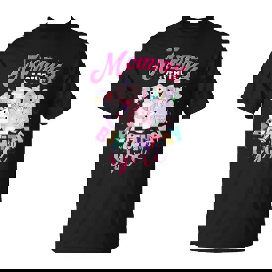 Mommy Of The Birthday Girl Cute Squish Squad Mallow Family T-Shirt