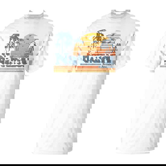 Nassau Bahamas Beach Summer Vacation Sun Vintage 70'S Retro T-Shirt